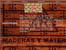 Tablet Screenshot of maderasjr.com